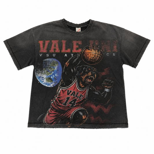 Vale Black Dog Hoops T-Shirt