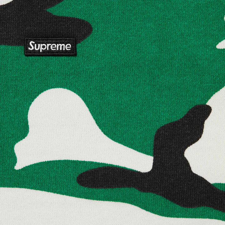 Supreme Green Camo Small Box Logo Zip Hoodie