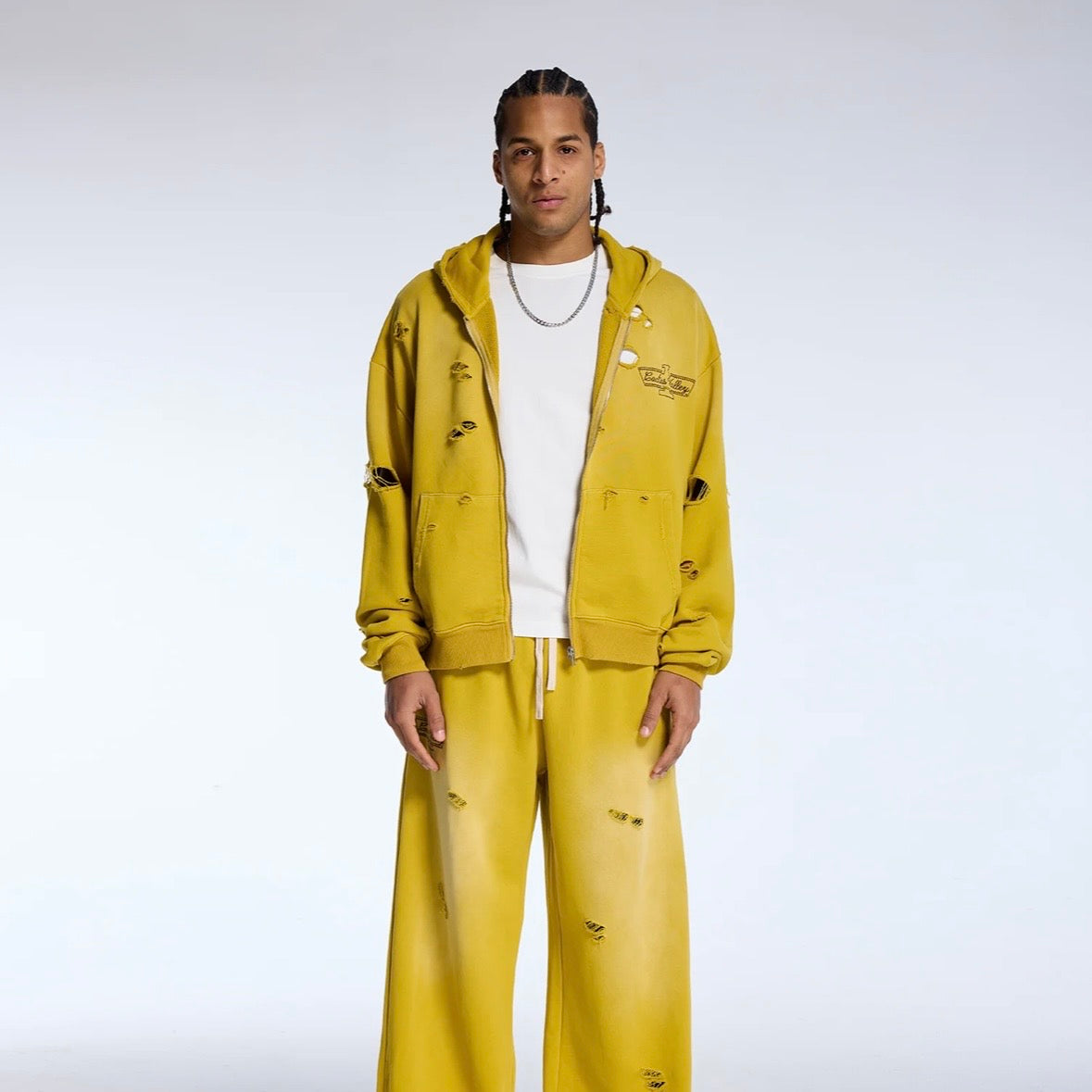 AZVA Eagle Valley Distressed Hoodie