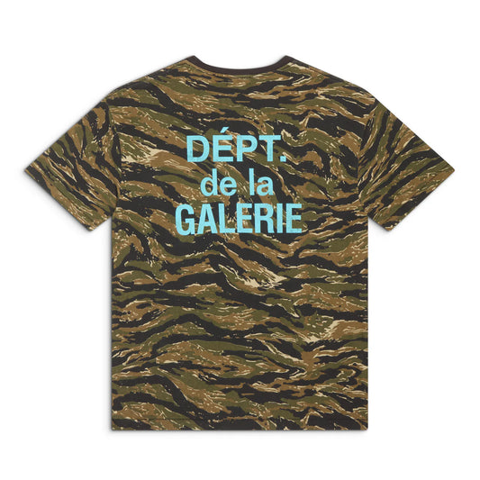 Gallery Dept Green Camo French T-Shirt