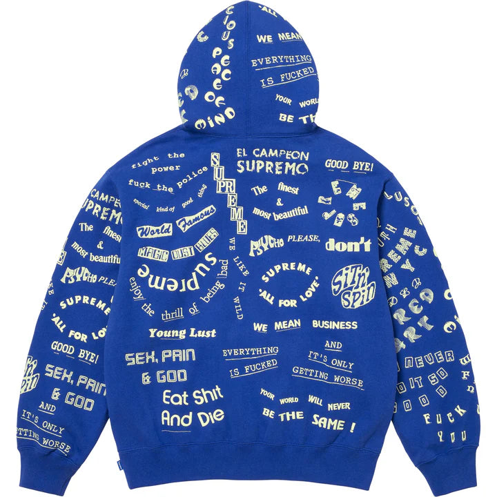 Supreme Royal Too Deadly Hoodie