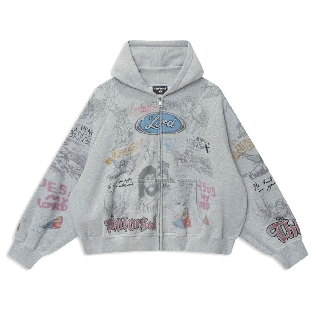 We Are Righteous Jesus My Lord Zip Hoodie