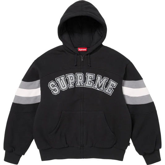 Supreme Black Filled Zip Hoodie