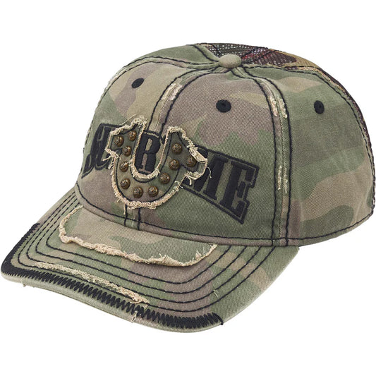 Supreme True Religion Olive Camo Mesh Back 6-Panel Hat