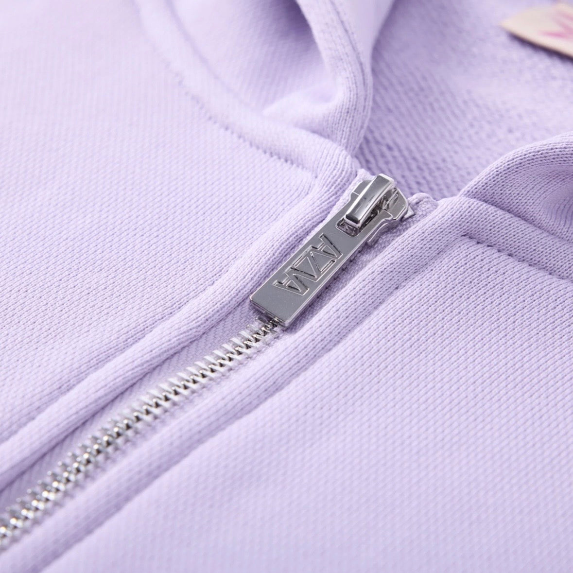 AZVA Lavender Crystal Cactus Zip Hoodie