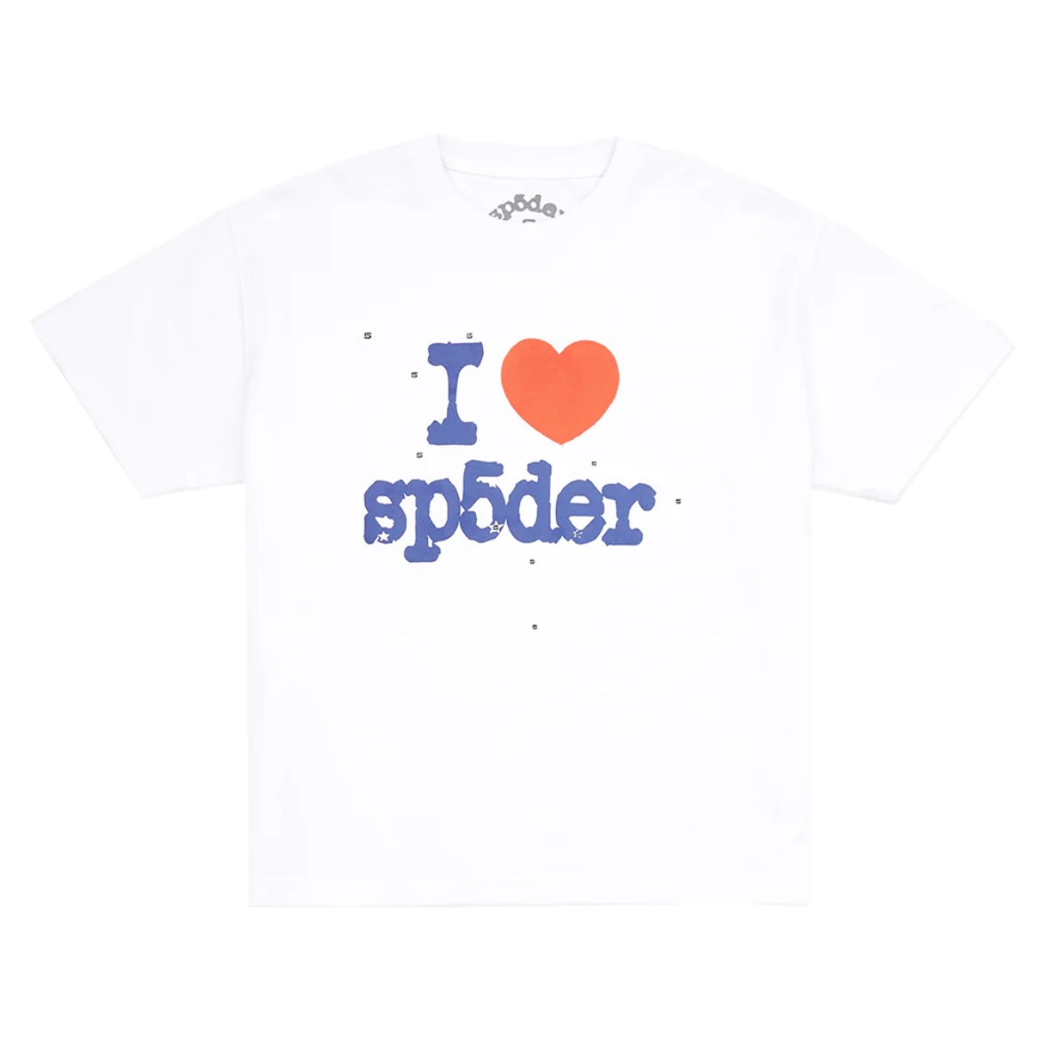 Sp5der I Heart Sp5der Souvenir T-Shirt Front View