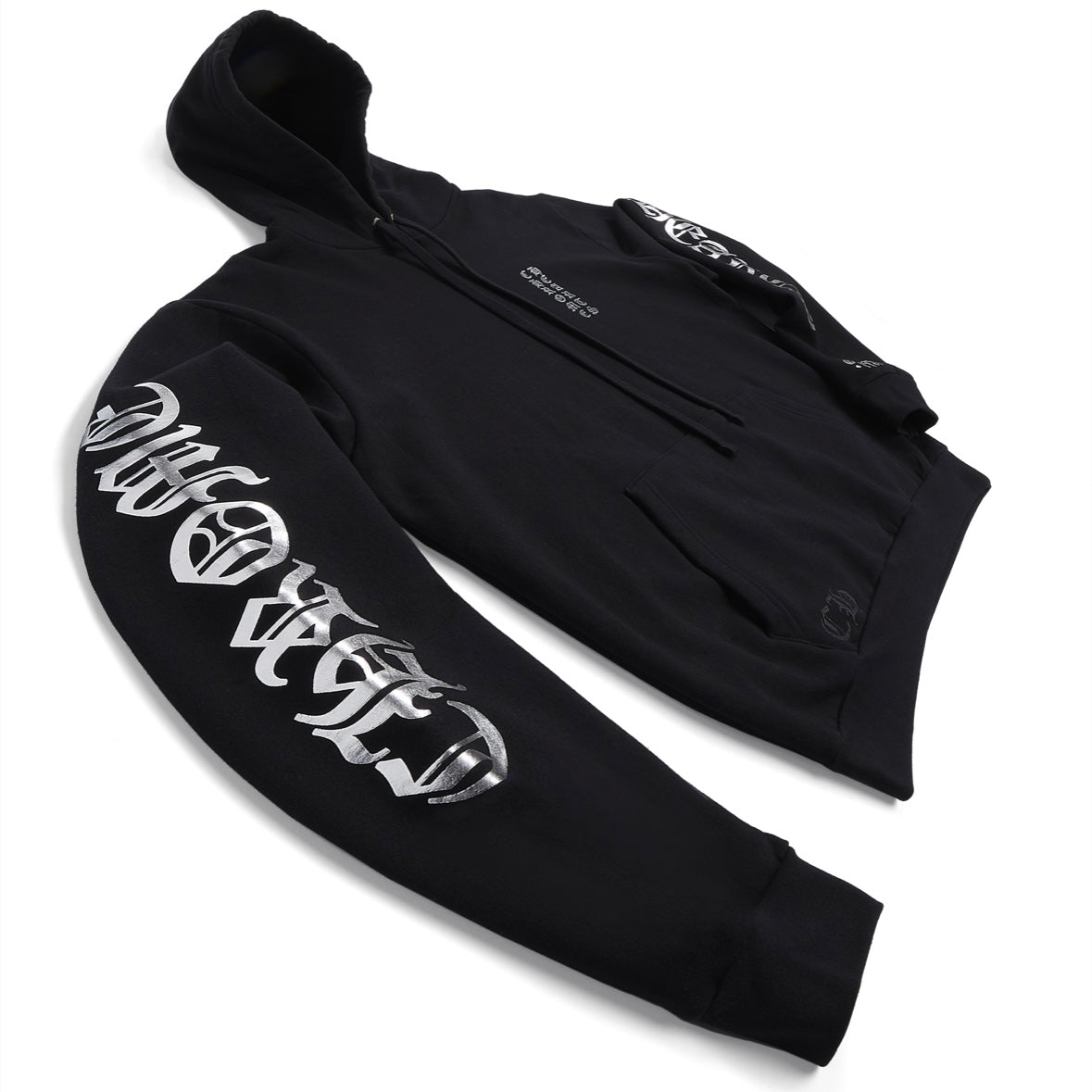 Chrome Hearts Black Silver Hoodie