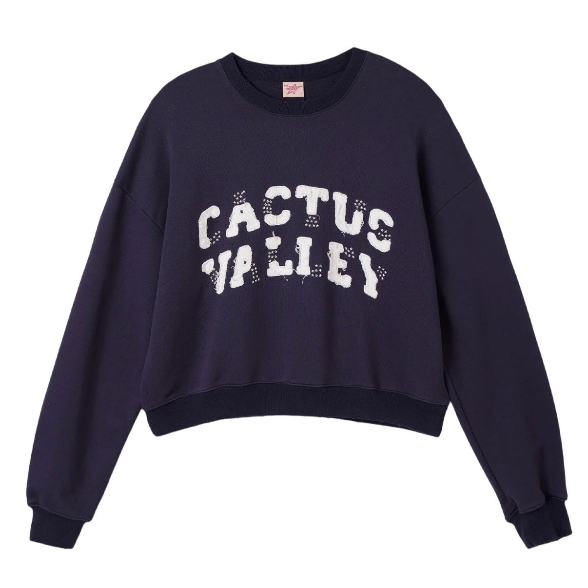 AZVA Navy Cactus Uni Crewneck