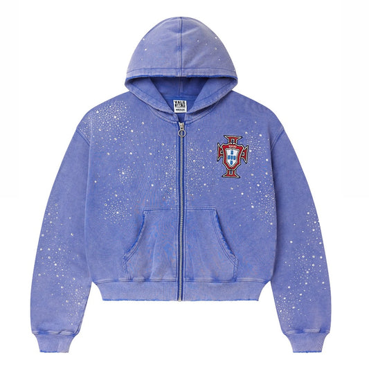 Vale Sea Cluster Zip Hoodie