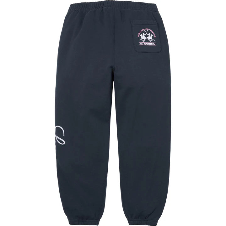 Supreme Jacob & Co La Martina Navy Sweatpants