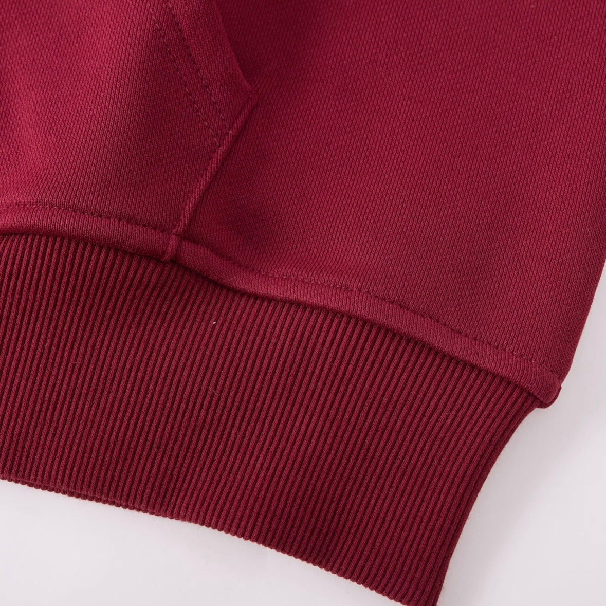 AZVA Maroon Crystal Cactus Zip Hoodie