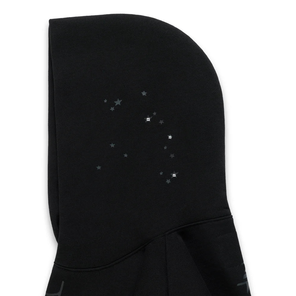 Sp5der Black Rhinestone Punk V2 Hoodie