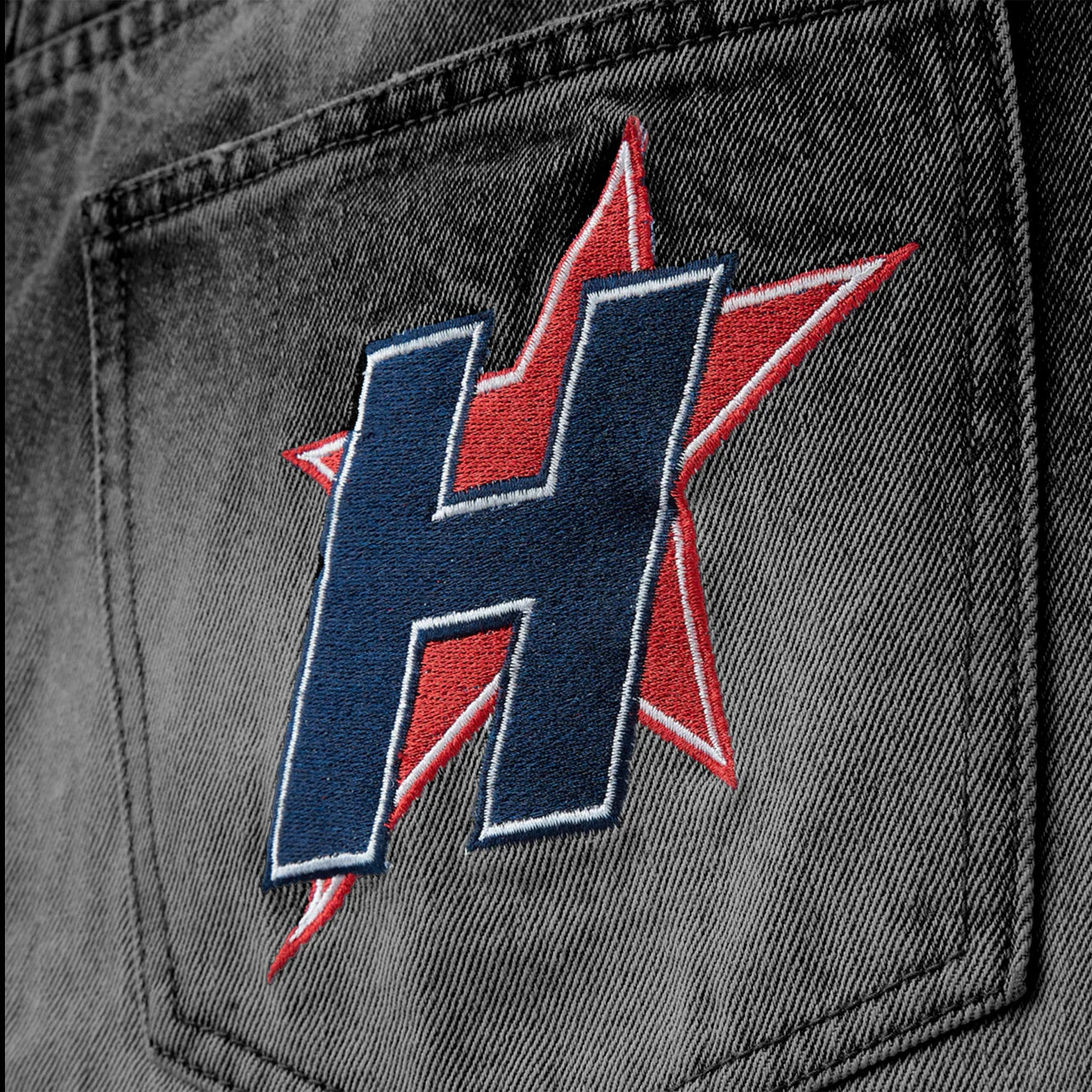 HMDD Black H-Star Crystal Jorts