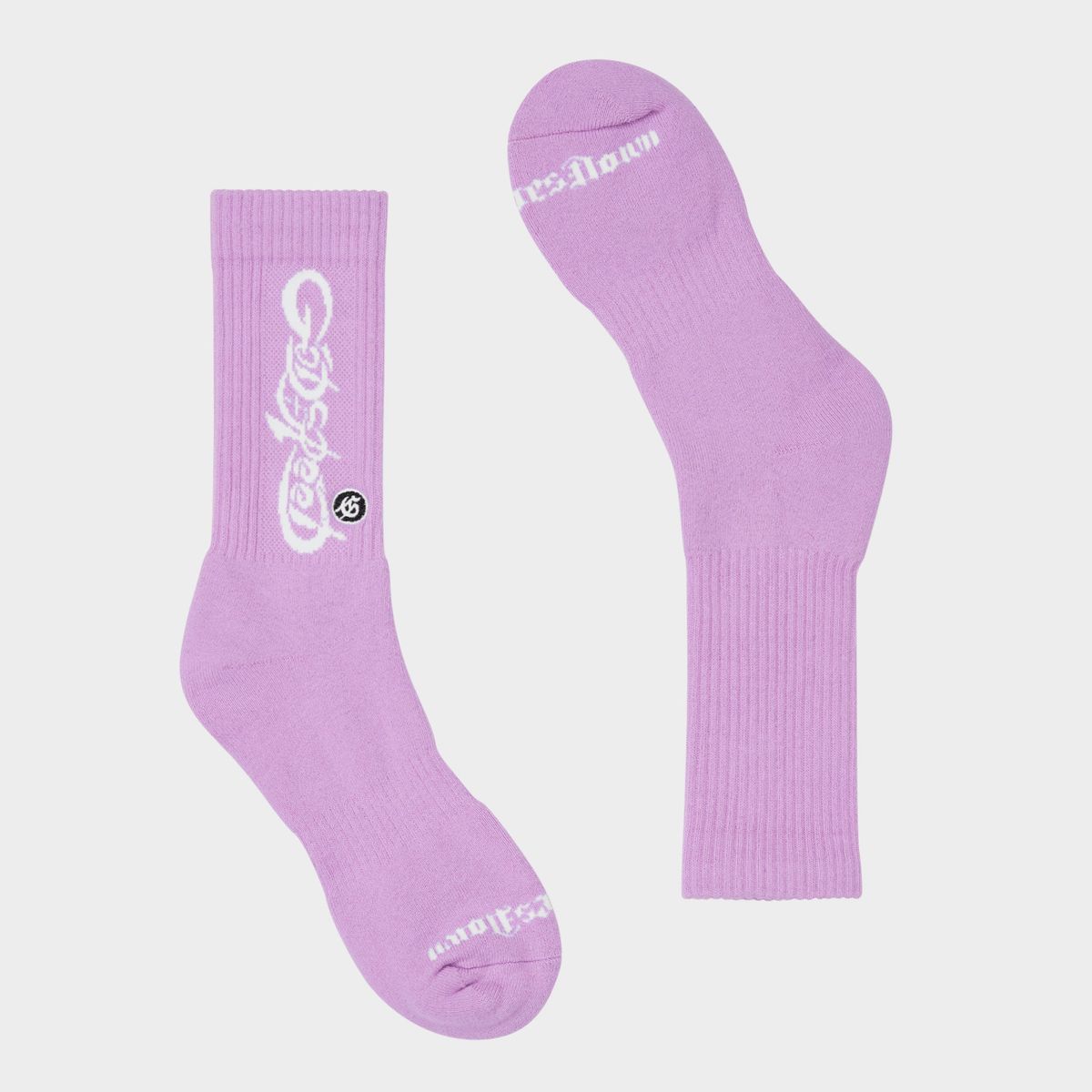 Godspeed Purple White New Age Logo Socks