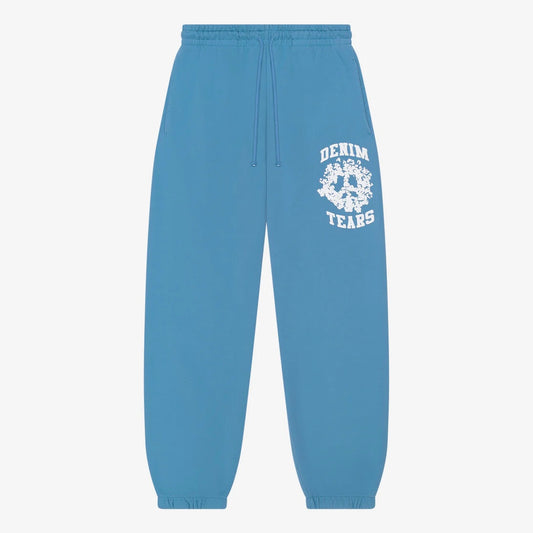 Denim Tears Light Blue University Sweatpants