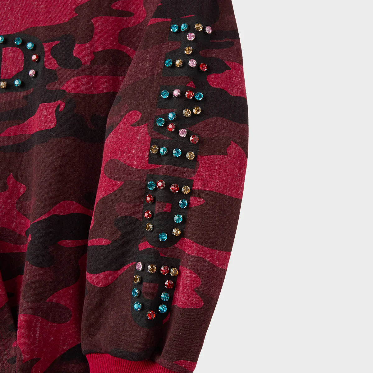 HMDD Red Camo Chimstone Zip Hoodie