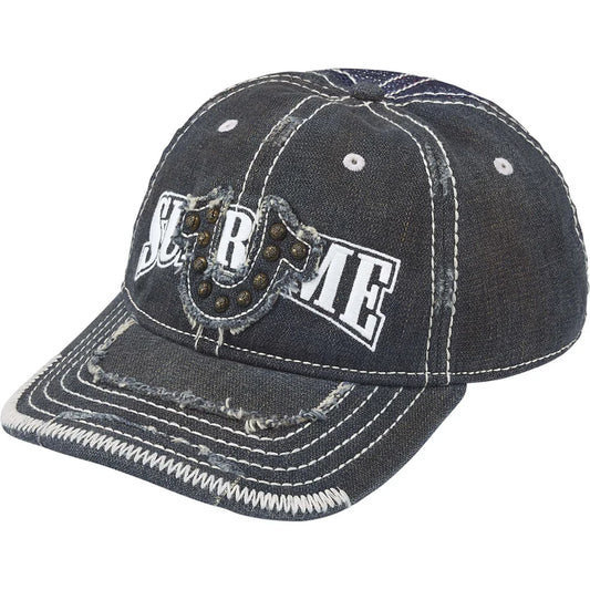 Supreme True Religion Dirty Indigo Mesh Back 6-Panel Hat