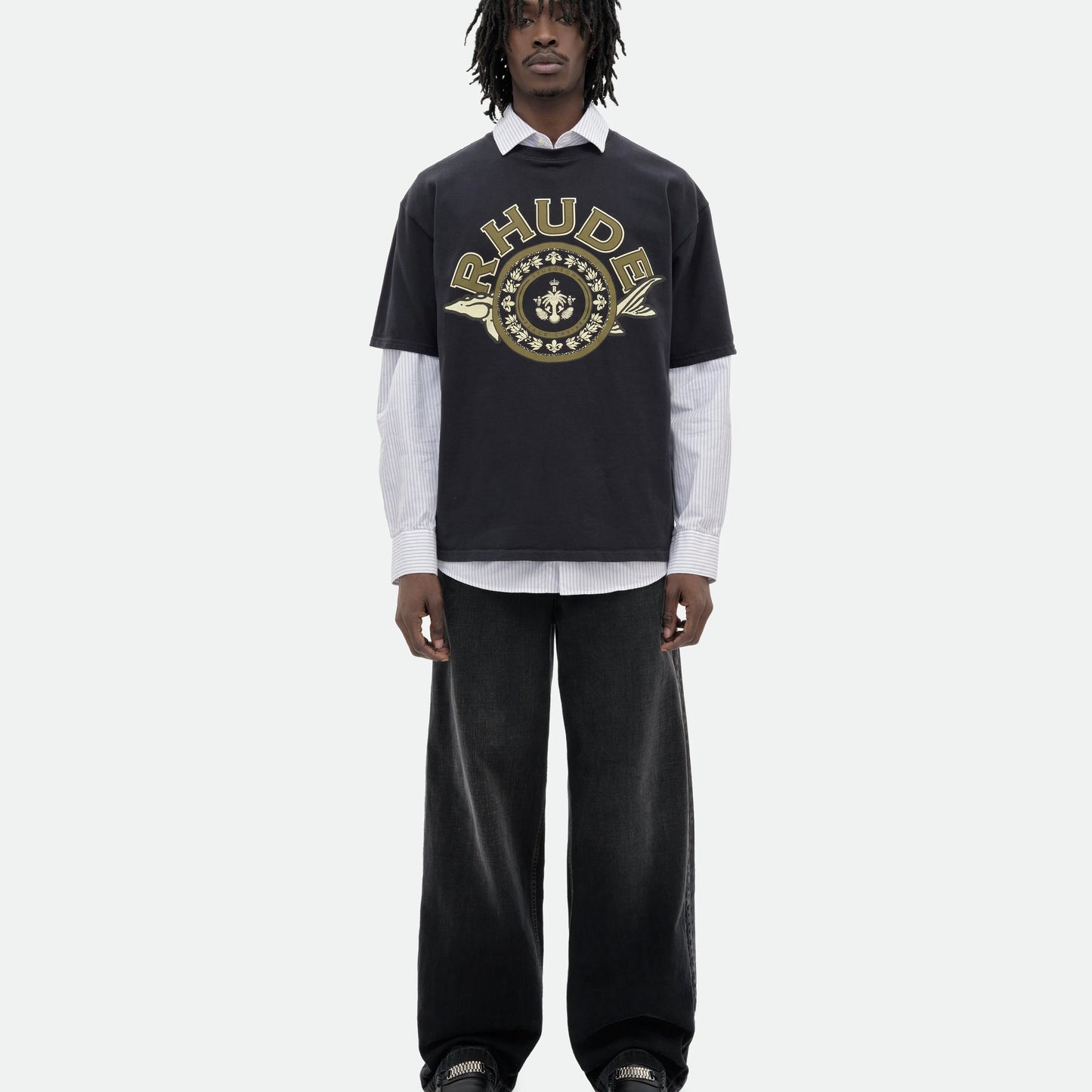Rhude Vintage Black Caviar T-Shirt