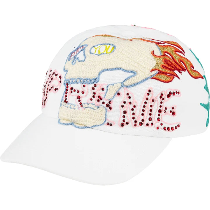 Supreme White WFST 6-Panel Hat