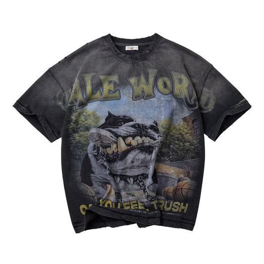 Vale Black Wrecked T-Shirt