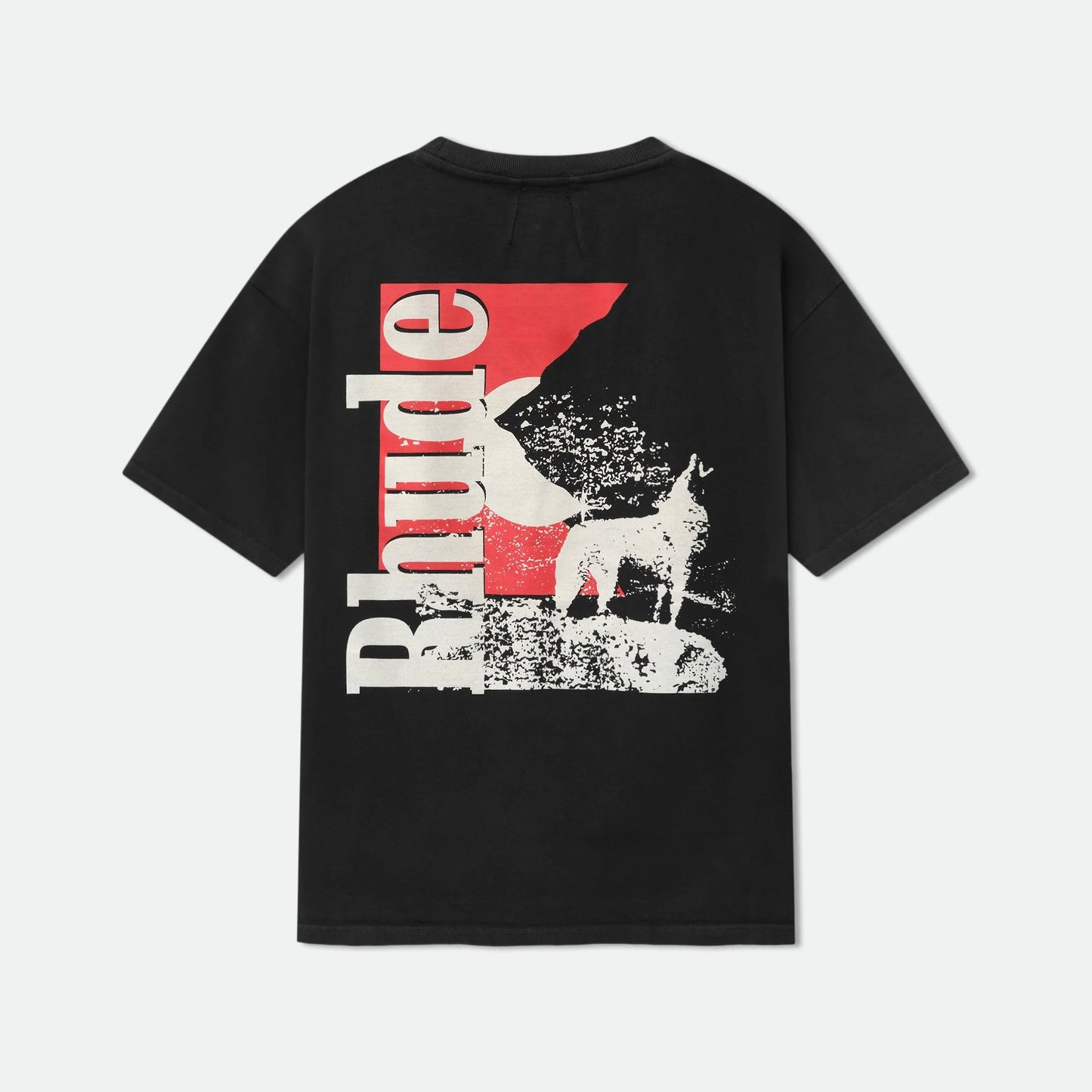 Rhude Black Moonlight Wolt Pocket T-Shirt