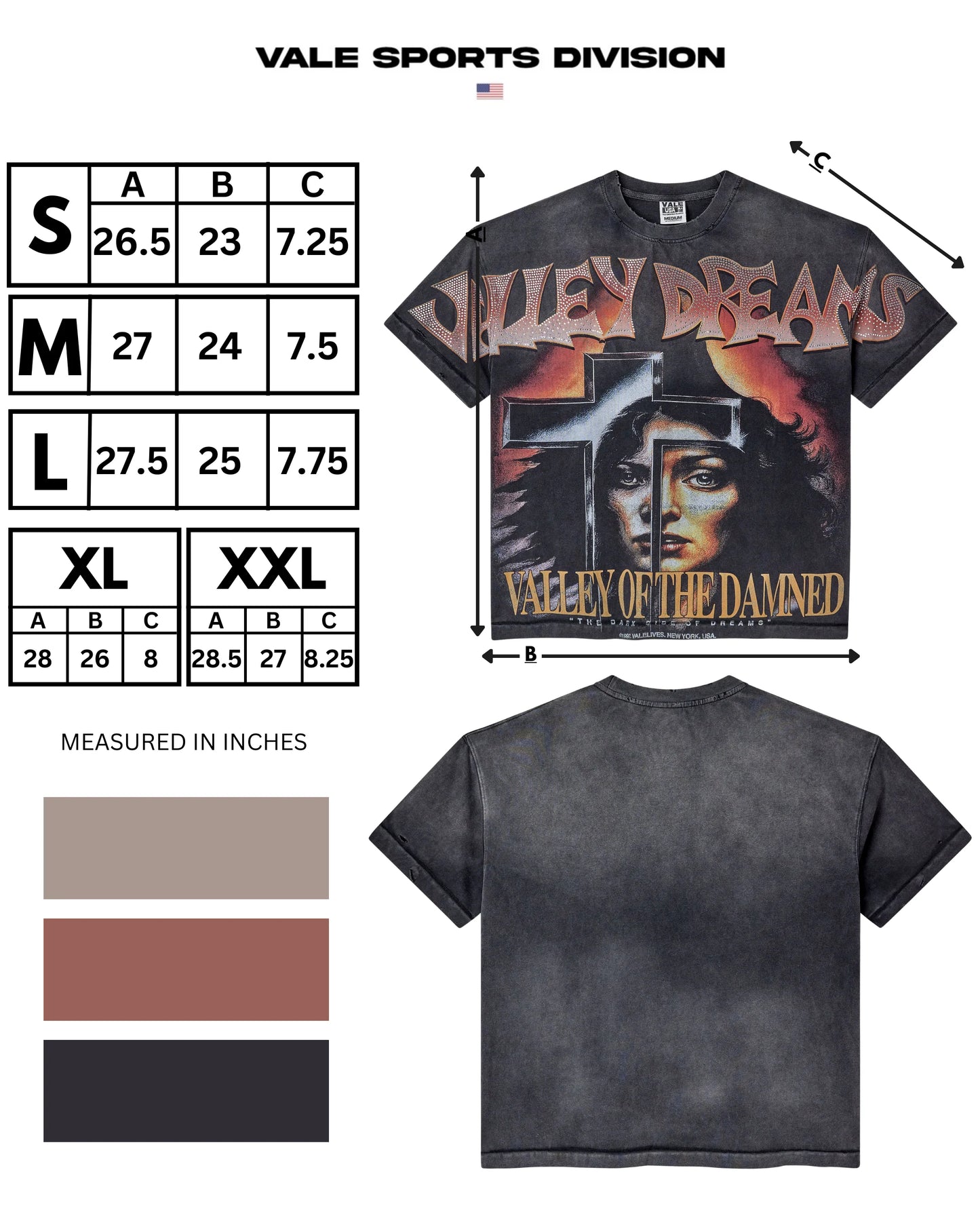 Vale Damned Bling T-Shirt