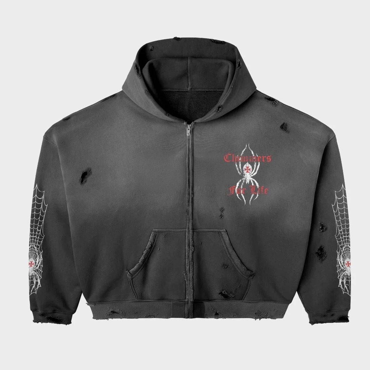 HMDD Black Widow Zip Hoodie