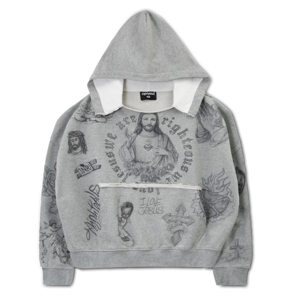 We Are Righteous Gods Favorite Distressed Hoodie