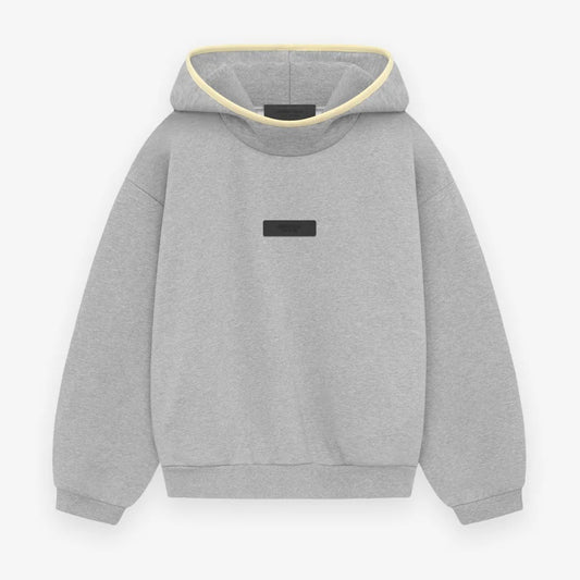 Fear of God Essentials Light Heather Hoodie Front