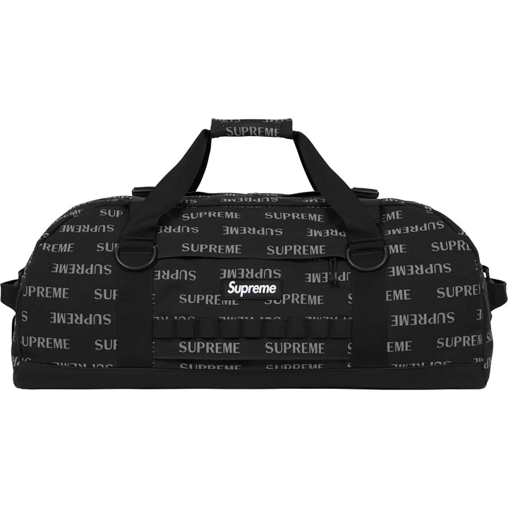 Supreme Black Large Duffle Bag FW26