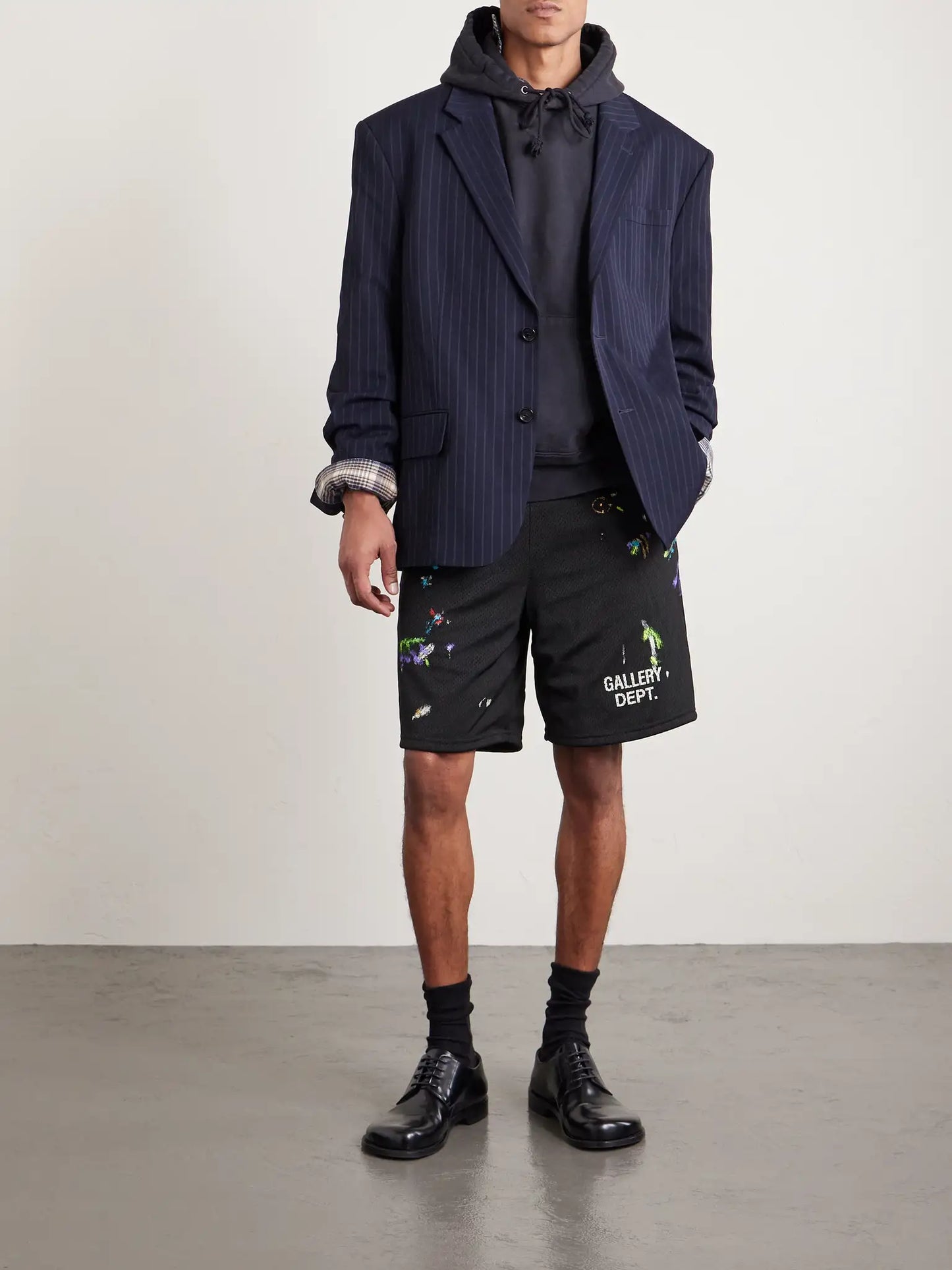 Gallery Dept Black Studio Gym Shorts