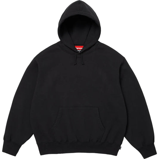 Supreme Black Satin Applique Hoodie