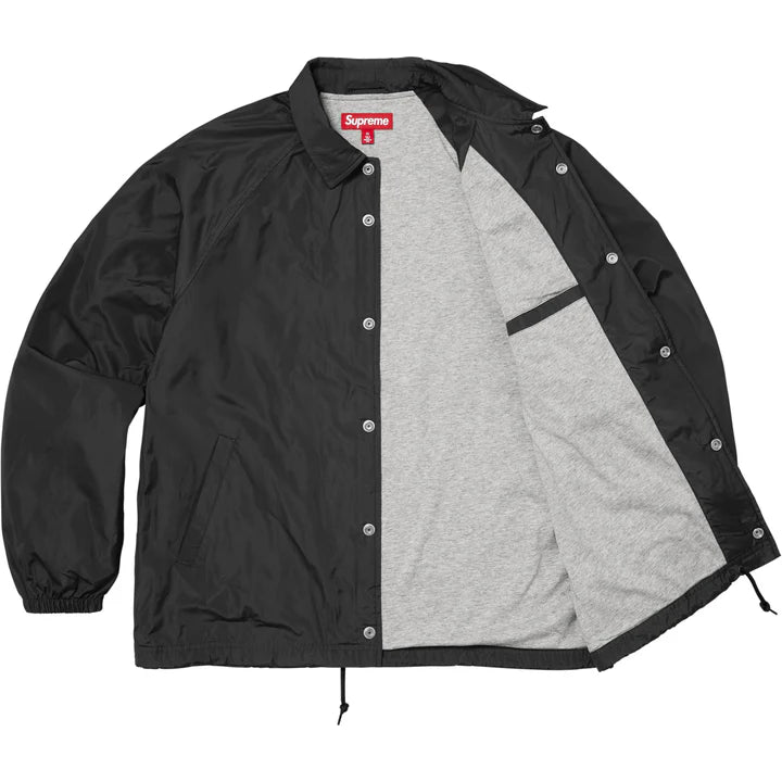 Supreme Black Old English Arc Coaches Jacket