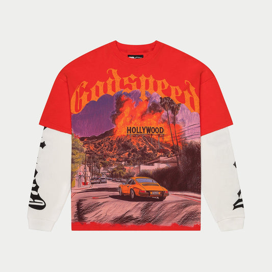 Godspeed Red Los Scandalous Layered Long Sleeve