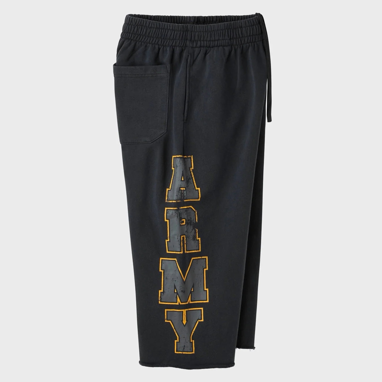 HMDD Black Army Sweat Shorts