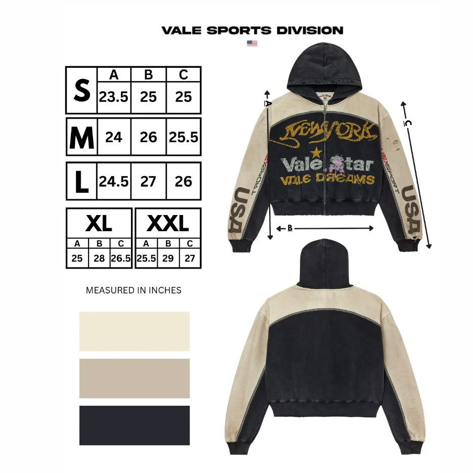 Vale Star Zip Hoodie