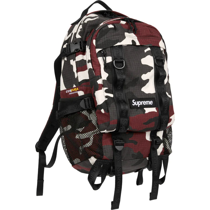 Supreme Red Camo Backpack SS26