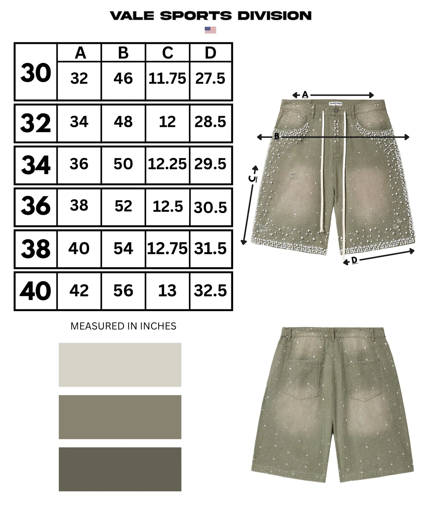 Vale Rainforest Jorts