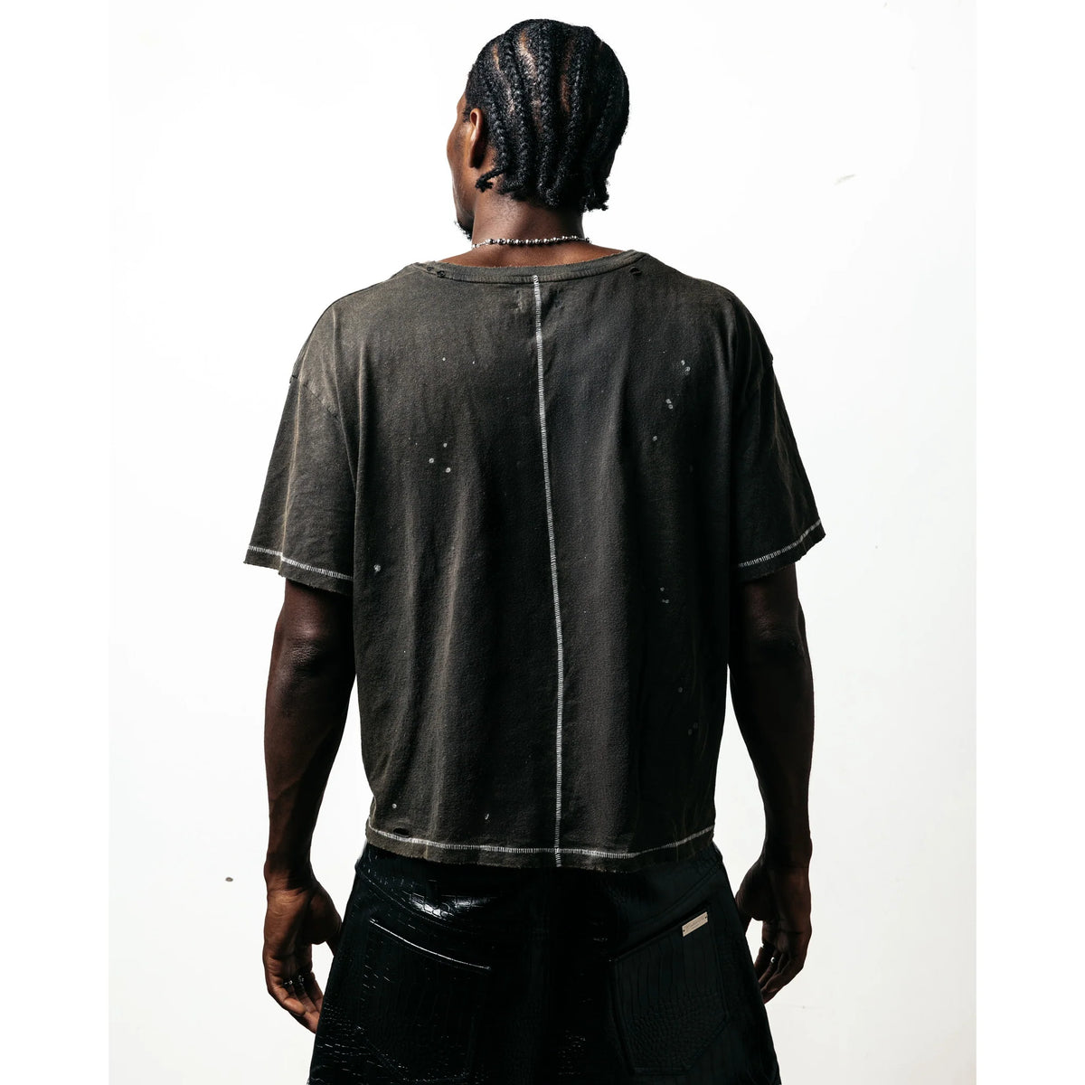 N'oublie Pas Washed Black Signature T-Shirt