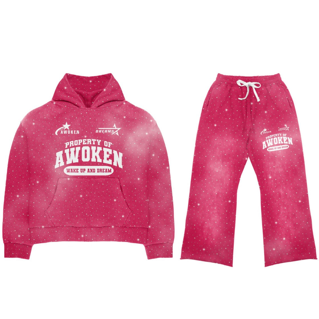 Awoken Dreams Pink Rhinestone Set
