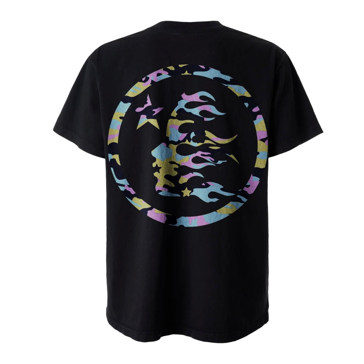 Hellstar Black Multi Camo Sports Logo T-Shirt