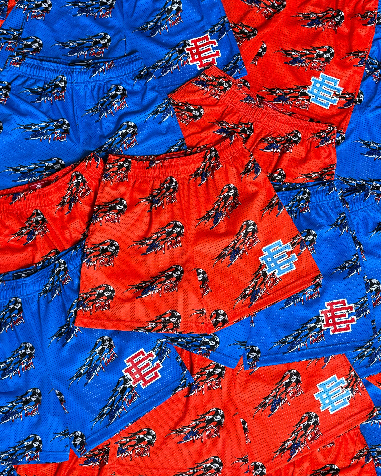 Eric Emanuel Orange Matty Boy Shorts