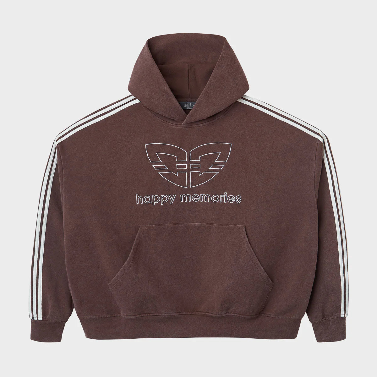 HMDD Washed Brown Butterfly Hoodie