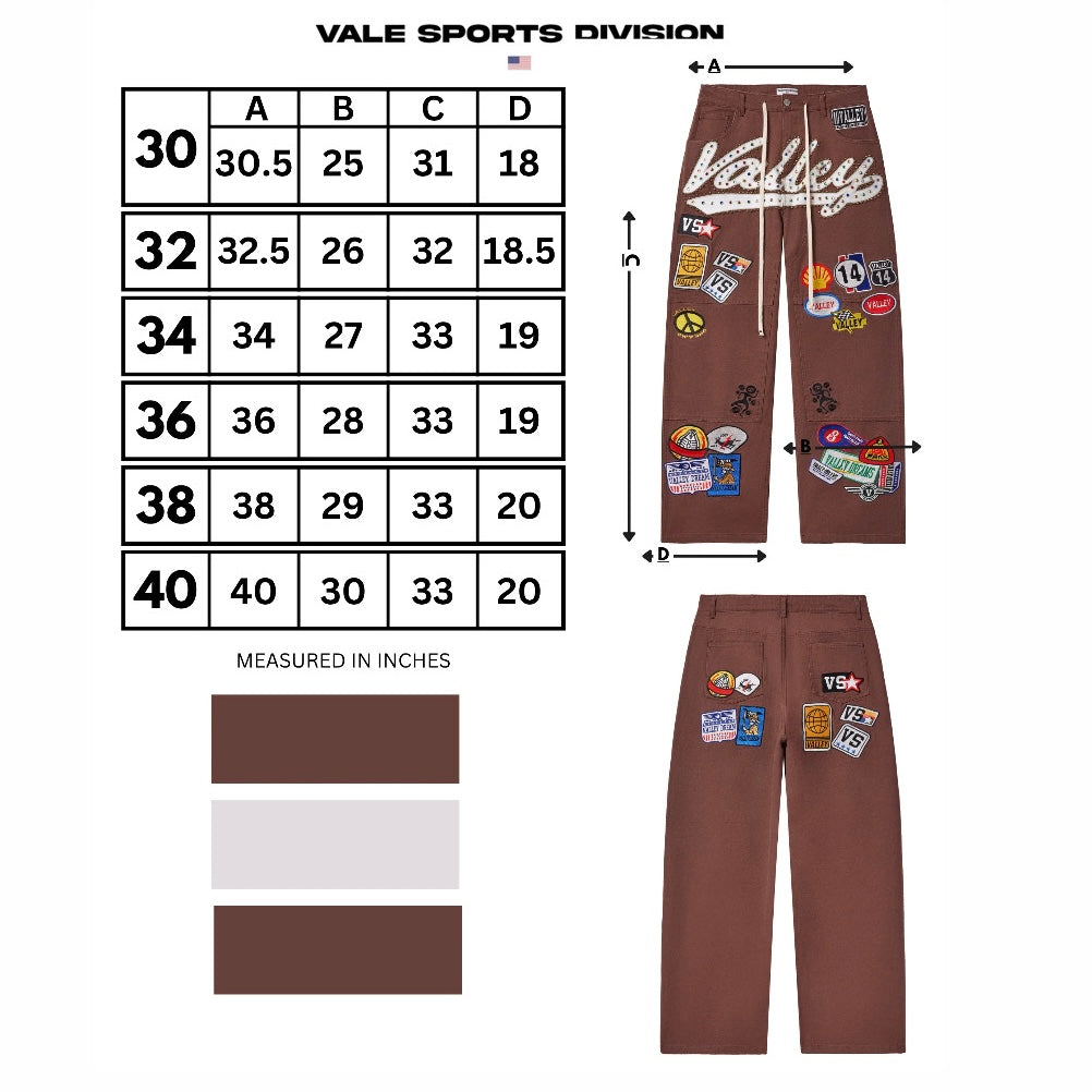 Vale Brown 1980s Painters Pants