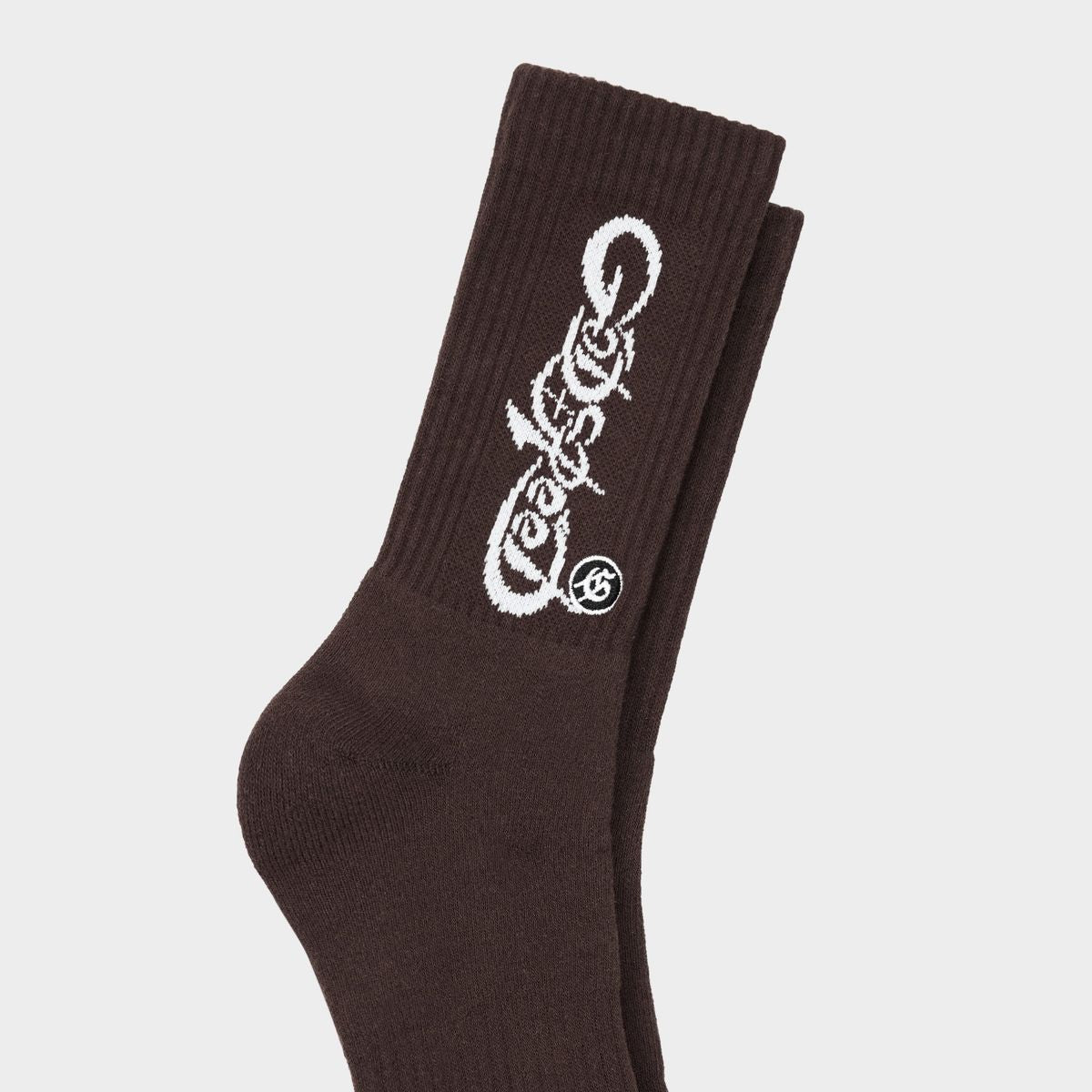 Godspeed Mocha White New Age Logo Socks