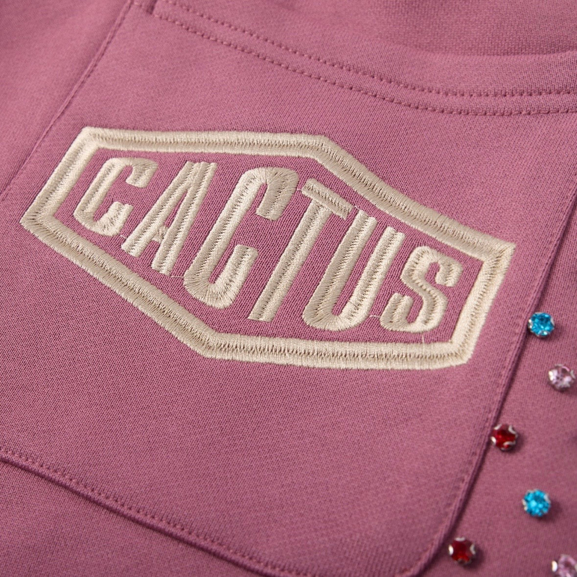 AZVA Raspberry Crystal Cactus Sweatpants