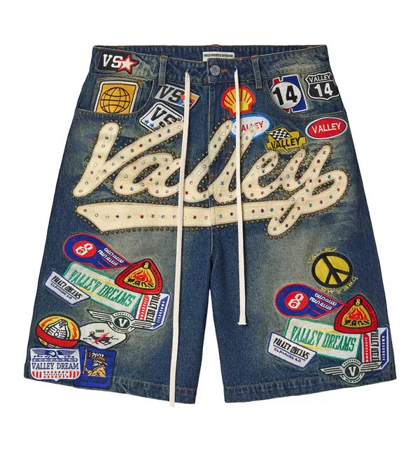 Vale Blue 1980s Jorts