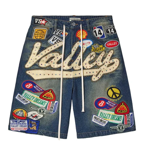 Vale Blue 1980s Jorts