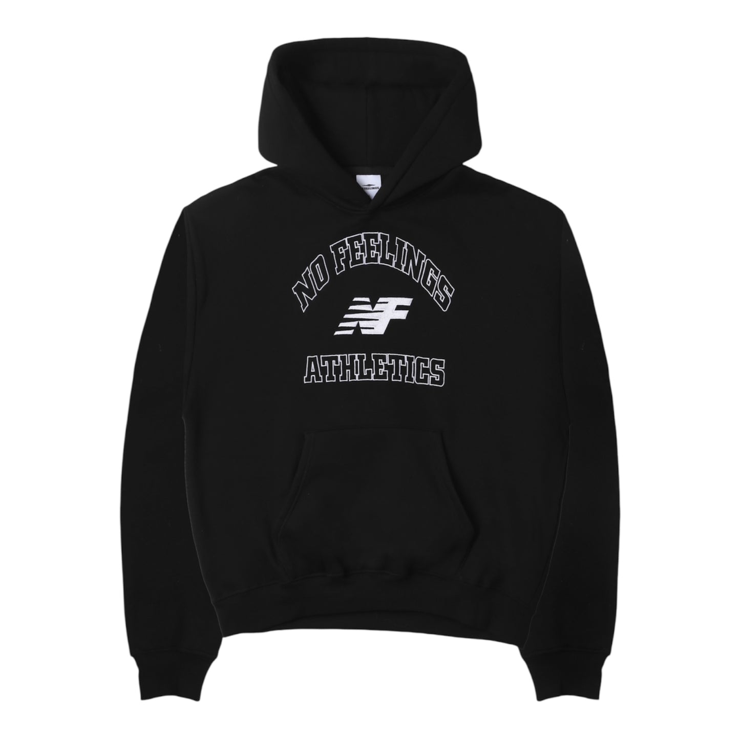 No Feelings Black Athletics Hoodie