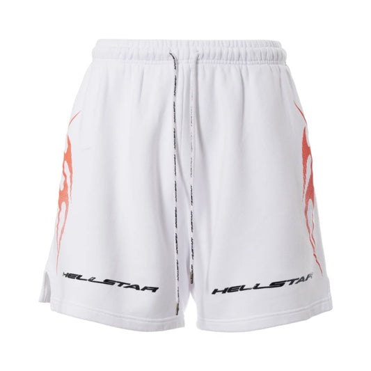 Hellstar White Tribal Shorts